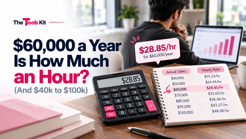 A pay stub with annual salary and hourly rate side by side