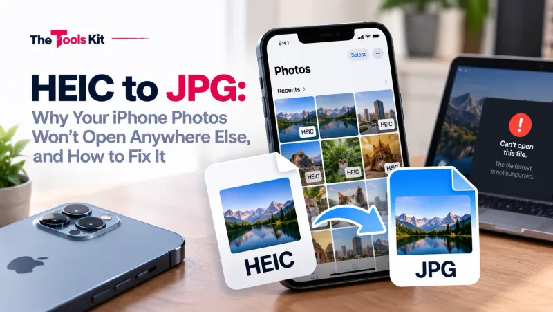 An iPhone photo file with a HEIC extension next to a JPG version