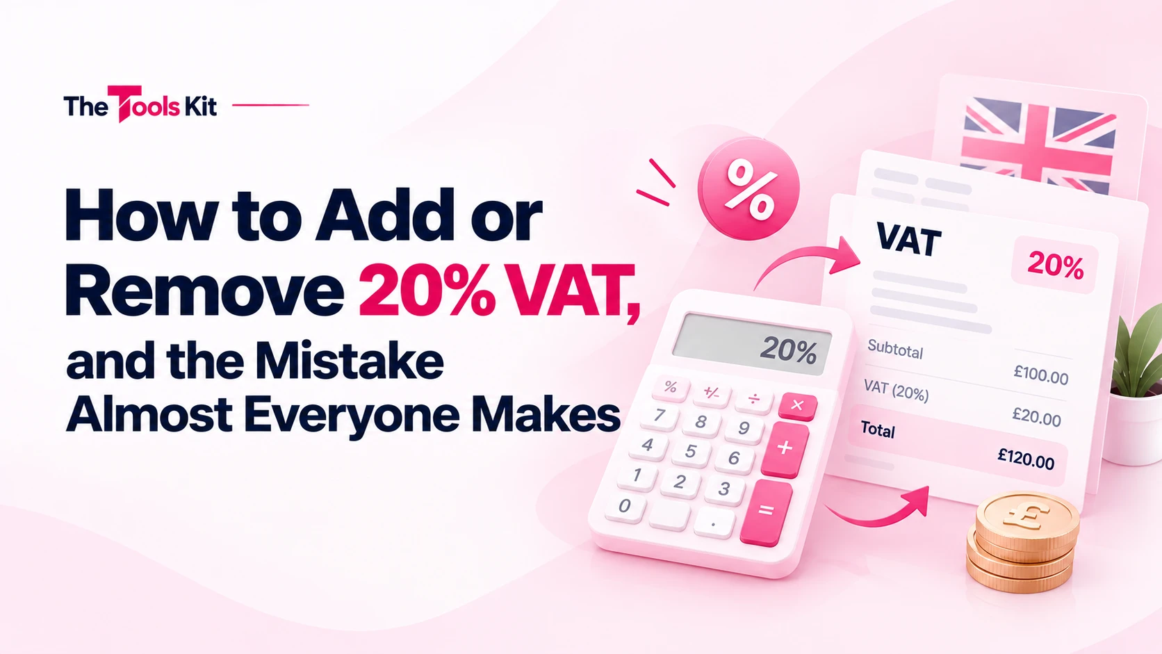 A receipt with the net amount, VAT and gross total highlighted